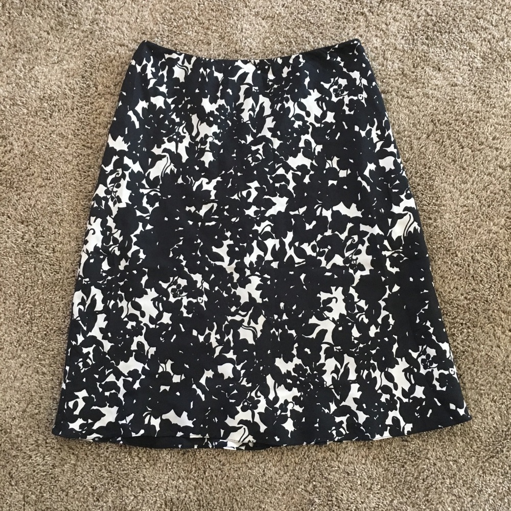 Lauren Ralph Lauren Floral Silk Skirt